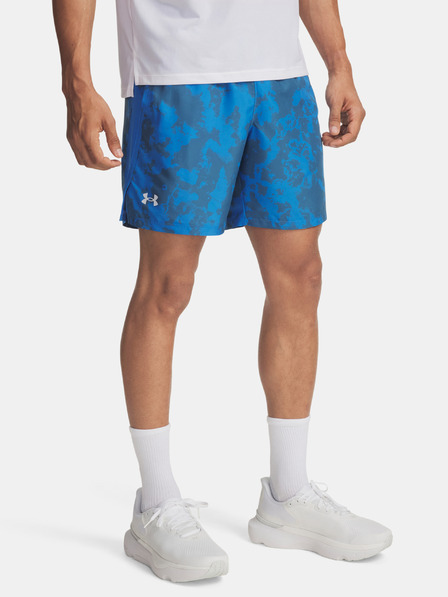 Under Armour Moške kratke hlače Under Armour UA LAUNCH 7" PRINT SHORTS-BLU