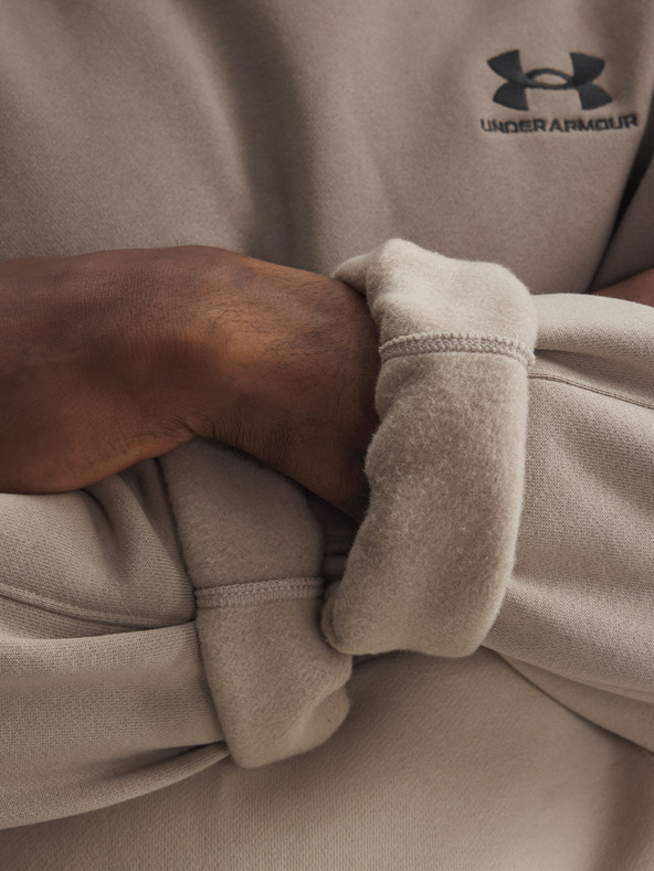 Under Armour Moški pulover  Under Armour UA Icon HW Colorblocked Hdy-BRN