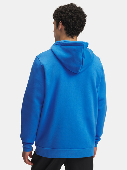 Under Armour Moški pulover  Under Armour UA Icon Fleece FZ Hood-BLU