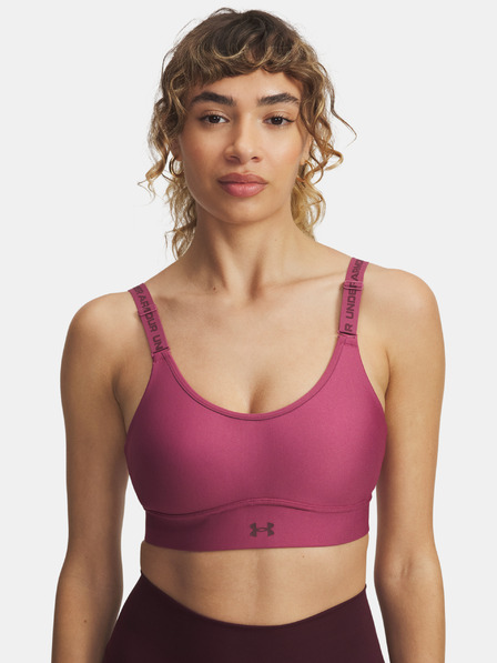 Under Armour Ženski modrček Under Armour UA Infinity Mid 2.0 Bra-RED