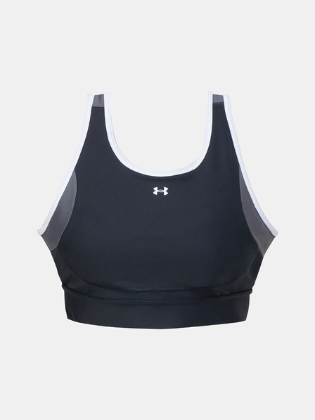Under Armour Ženski modrček Under Armour UA Crossback Mid Open Back-BLK