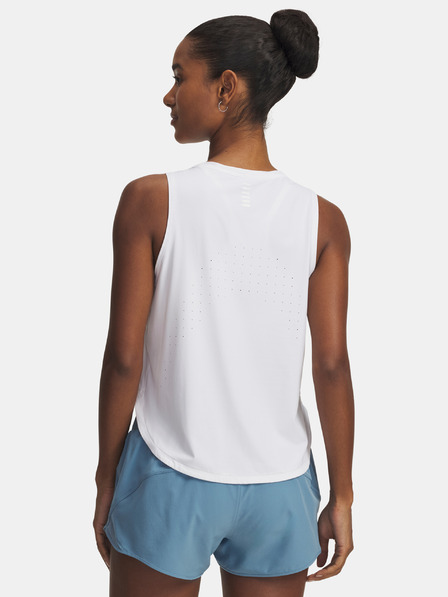 Under Armour Ženska majica Under Armour UA Launch Elite Tank-WHT