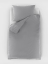 Kvalitex Muslinasto posteljno perilo 140x200, 70x90cm svetlo sivo Kvalitex