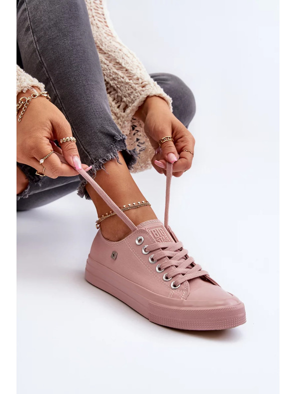 BIG STAR SHOES Klasični ženski športni čevlji Big Star roza