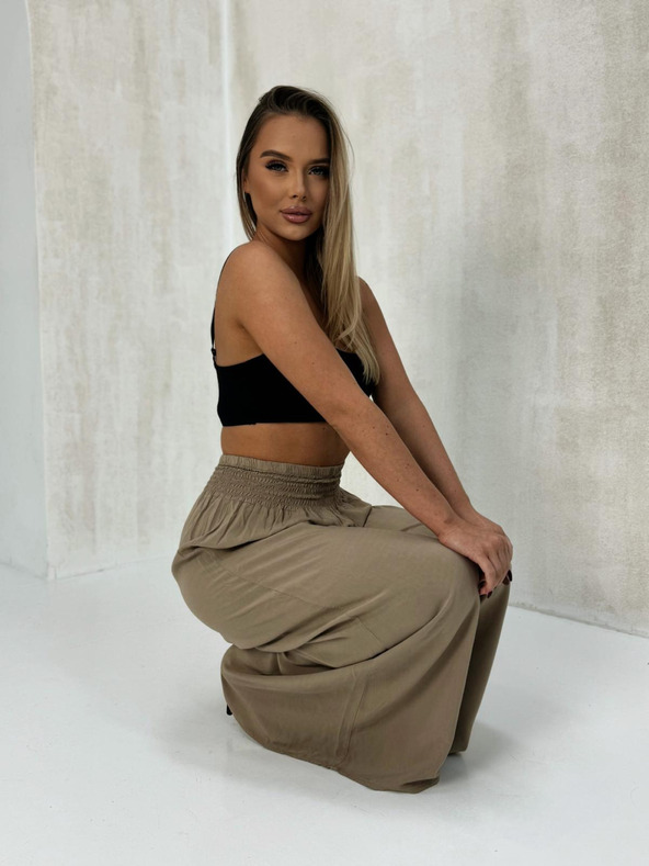 Edoti Ženske hlače - rjave