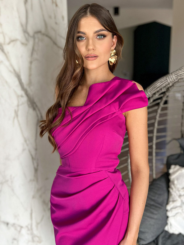 Edoti Mini obleka ZOE - fuksija