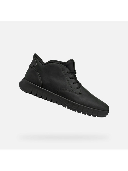 Geox Črna moška gležnjarska obutev Geox Flextride Plus