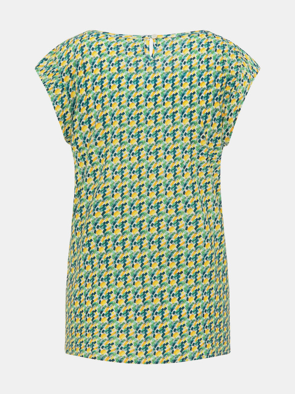 Tranquillo Zelena vzorčasta bluza Tranquillo