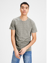 Jack & Jones Siva črtasta majica Jack & Jones Basic