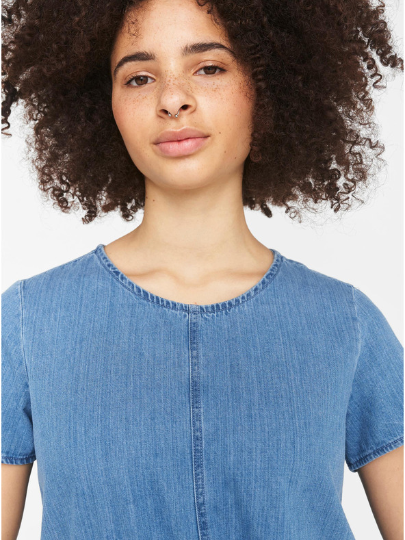 Noisy May Modra obleka iz džinsa Noisy May Emilia