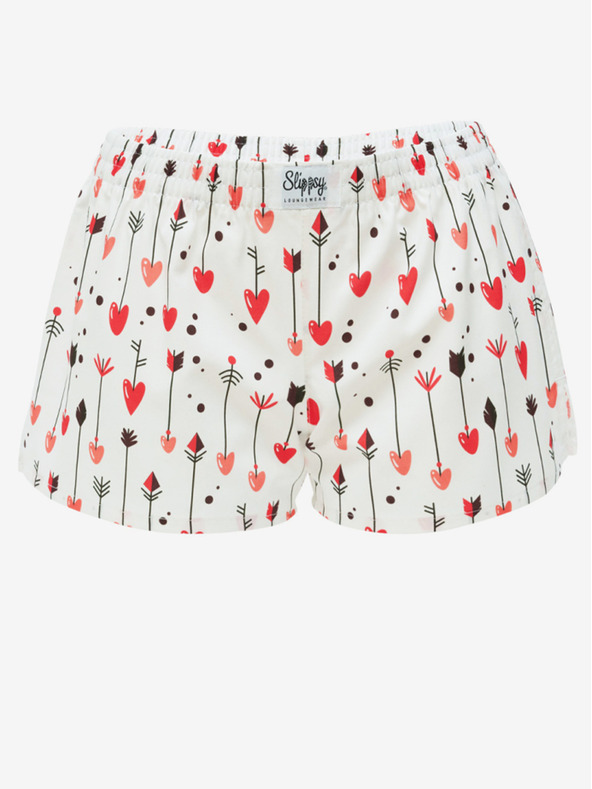 Slippsy Bele ženske kratke hlače Slippy Amor Girl