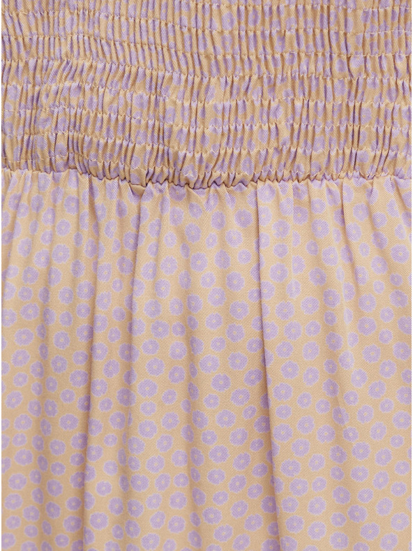 Pieces Svetlo roza cvetlična obleka Pieces Laoise