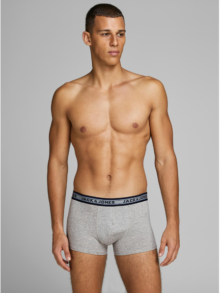 Jack & Jones Komplet petih bokseric v zeleni in sivi barvi Jack & Jones Oliver