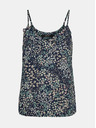 Vero Moda Temno modra cvetlična majica VERO MODA Hannah