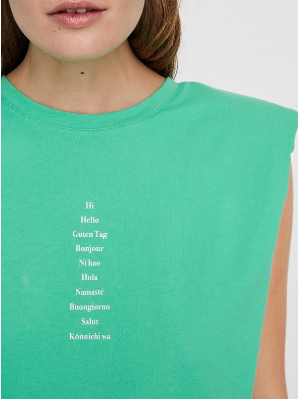 Vero Moda Svetlo zelena majica z VERO MODA Hollie