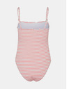 Vero Moda Enodelne kopalke z belo-rožnatimi črtami VERO MODA Emily