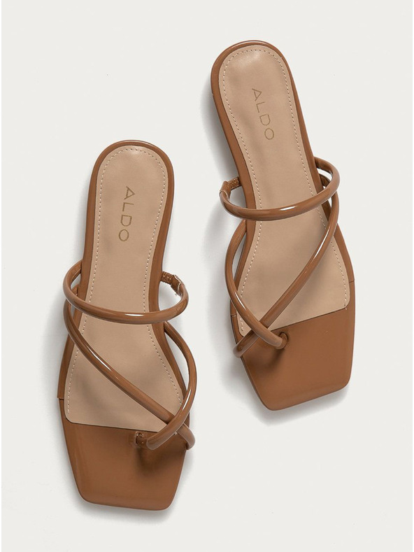 Aldo Rjave ženske japonke ALDO Mounis