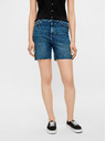 Pieces Modre kratke hlače iz džinsa Pieces Lisa