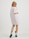 Pieces Svetlo roza ženska osnovna obleka Pieces Taryn