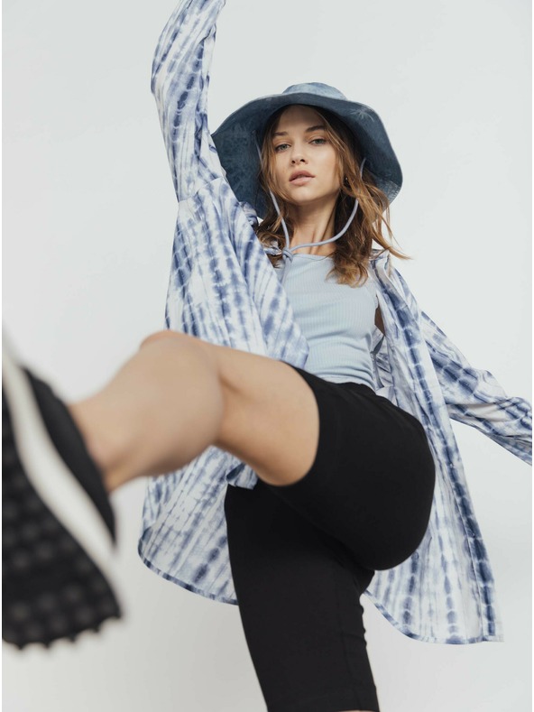 TALLY WEiJL Modro-bela majica z vzorcem TALLY WEiJL