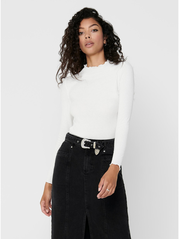 ONLY Kremasta osnovna majica ONLY Emma