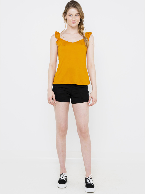 CAMAIEU Gorčična majica CAMAIEU