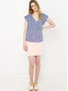 CAMAIEU Modra vzorčasta bluza CAMAIEU