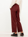 CAMAIEU Rjave široke krojene hlače CAMAIEU