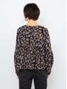 CAMAIEU Temno modra vzorčasta bluza CAMAIEU