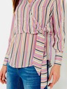 CAMAIEU Roza črtasta bluza CAMAIEU