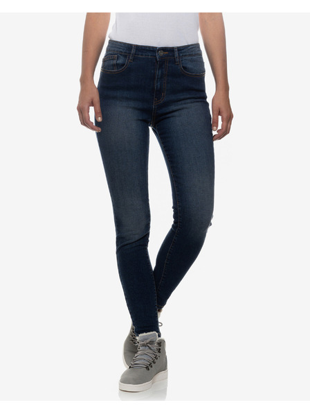 Sam 73 Modre ženske slim fit kavbojke Sam 73