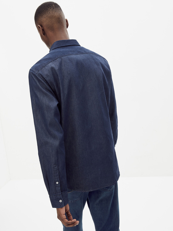 Celio Temno modra majica iz džinsa Celio Rasol