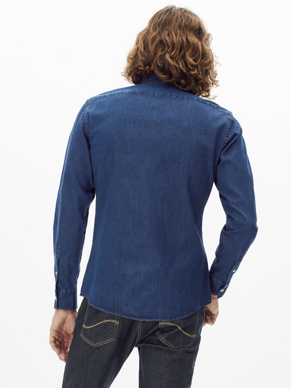 Celio Temno modra majica iz džinsa Celio Rasol