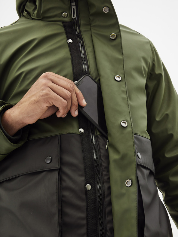 Celio Temno zelena jakna Celio Supheatgum