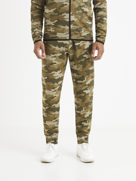 Celio Kaki vzorčaste trenirke Celio Vojogyoke