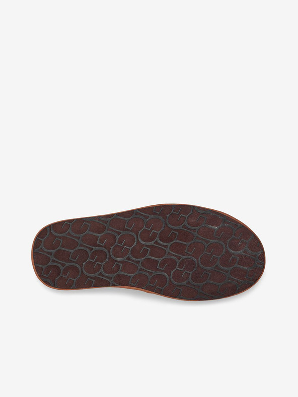 UGG Rjavi moški domači čevlji iz semiša UGG Bailey Bow II