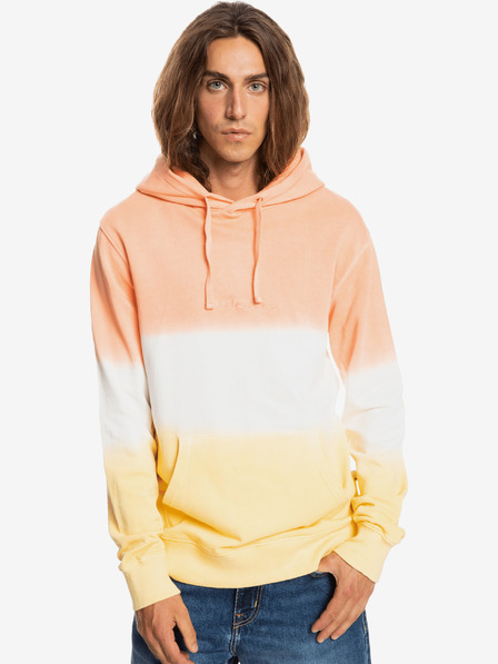Quiksilver Moška bela in oranžna kapuca Quiksilver