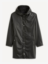 Celio Črna moška parka s kapuco Celio