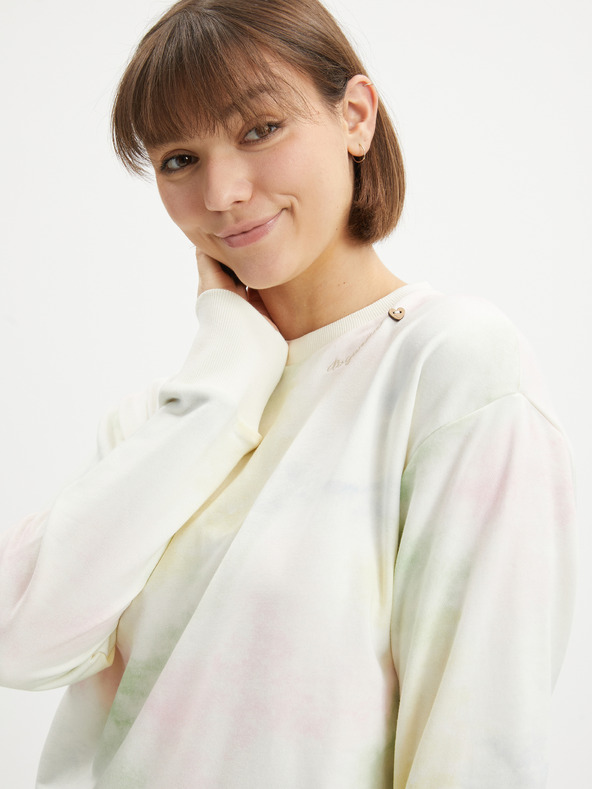 Ragwear Kremasta ženska majica z vzorcem Ragwear Delain Ombre