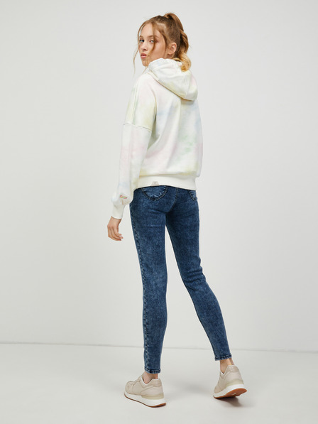 Ragwear Kremna ženska vzorčasta jopa s kapuco Ragwear Gobby Ombre