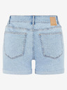 Pieces Svetlo modre kratke hlače iz džinsa z raztrganim učinkom Pieces Lisa