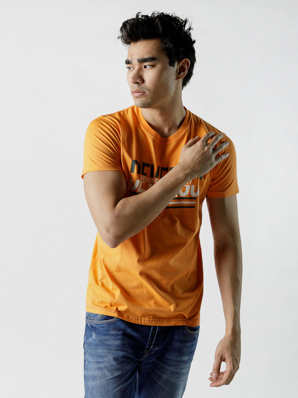 Devergo Gorčična moška majica Devergo