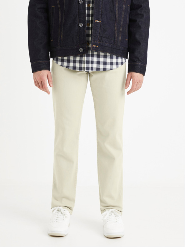 Celio Kremaste moške hlače Celio Vopry1