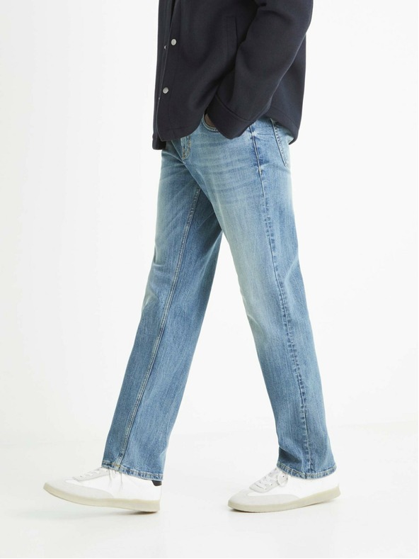 Celio Svetlomodre moške kavbojke ravnega kroja Celio C5