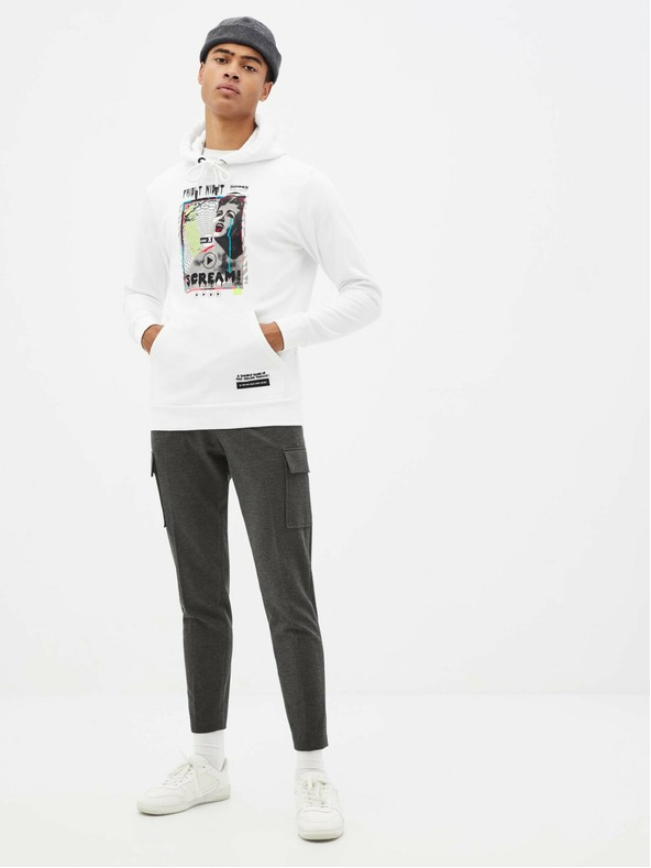 Celio Bela moška kapuca Celio Taste of fear