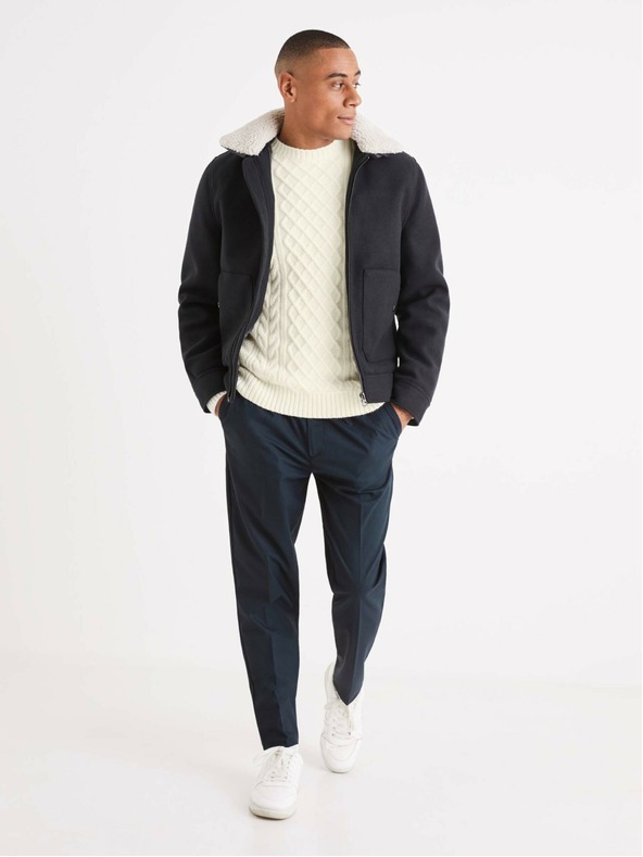 Celio Temno modre moške hlače Celio 24H Avocal