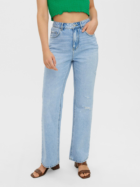 Vero Moda Svetlomodre kavbojke ravnega kroja VERO MODA Kithy