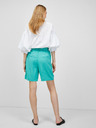 ONLY Turkizne lanene kratke hlače ONLY Caro