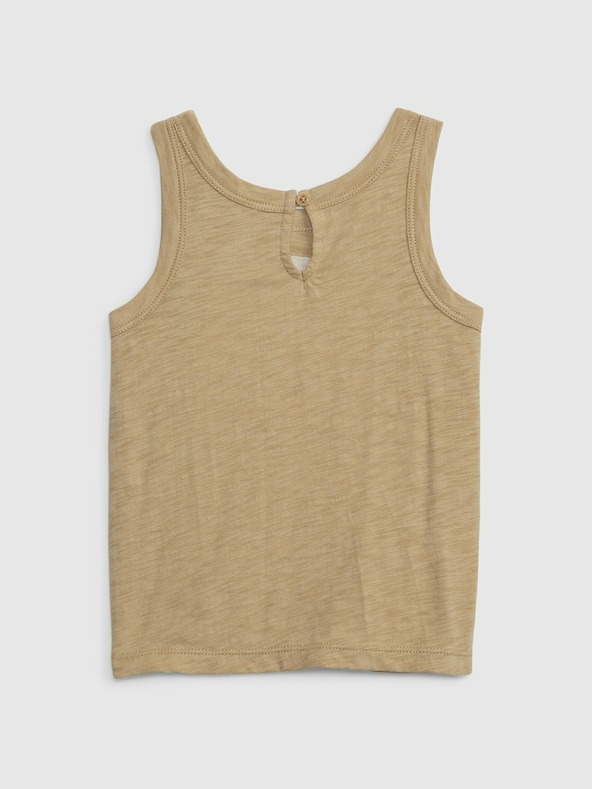 GAP Detské bavlnené tielko melón GAP