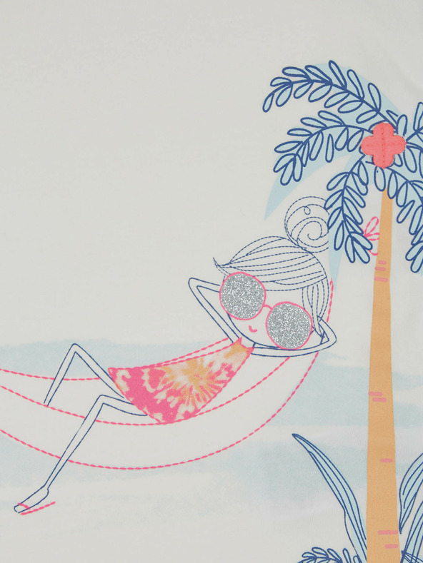 GAP Detský top s potlačou GAP